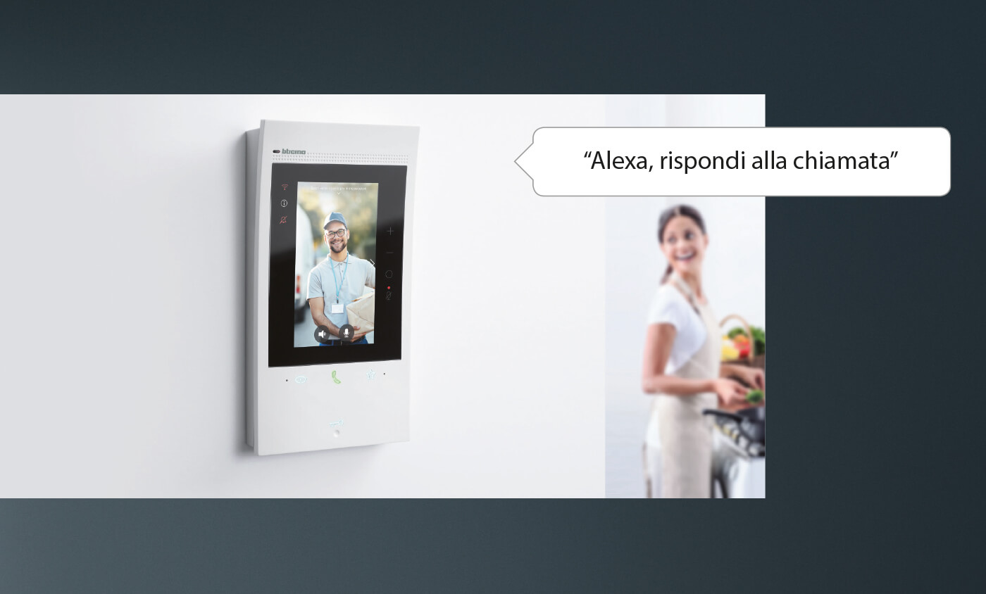 videocitofono con assistente vocale Alexa