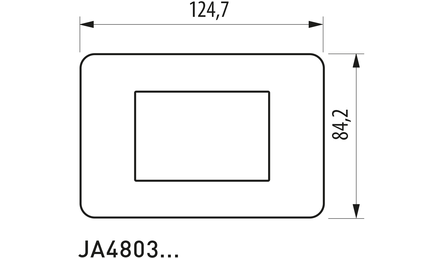Placca 3 moduli