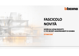 Fascicolo novità di Ottobre 25