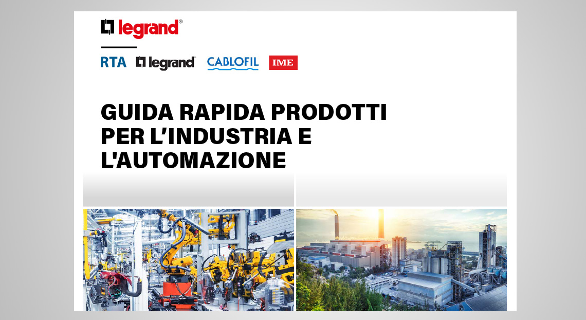 Copertina Guida Rapida Legrand e IME per l’Industria