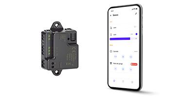Impianti connessi Smart - modulo connesso art. 3586C per gestione di cancelli e porte garage elettrificati