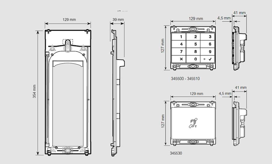 Dati dimensionali Linea 5000