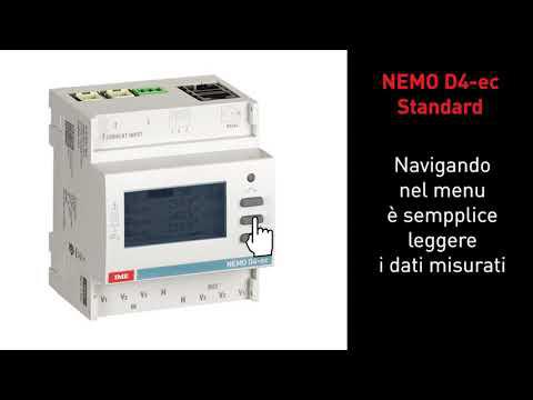 Preview image for the embedded video for gallery "Nemo D4 ec, Easy connect standard - Lista delle misure".