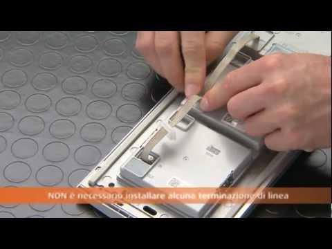 Preview image for the embedded video for gallery "BTicino Professional: Sfera New installazione di incasso".