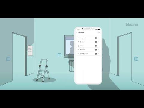 Preview image for the embedded video for gallery "BTicino professional: configurazione impianto MyHOME in cantiere con l' App Home + Project".